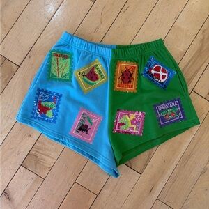 Queen of sparkles stamp shorts  Women's Shorts